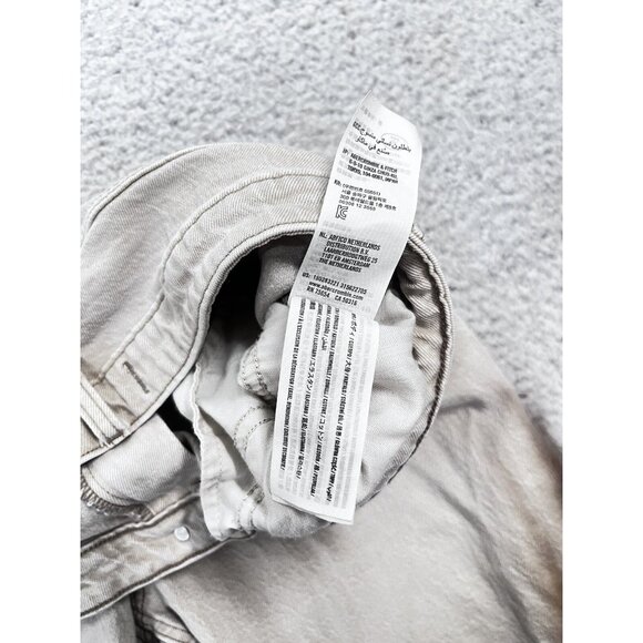 Abercrombie & Fitch Womens 33/16L Tan/Gray The 90s Relaxed Jean Hi-Rise - Picture 7 of 12